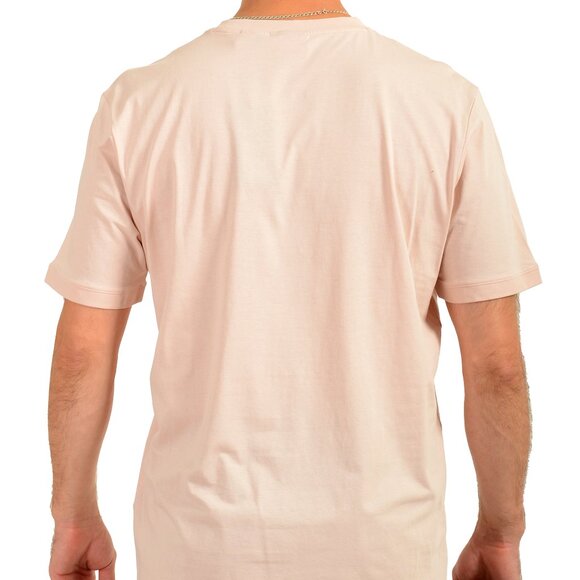 Hugo Boss Men's Diragolino212 Pastel Pink Logo Short Sleeve T-Shirt US XL IT 54 - Picture 3 of 6